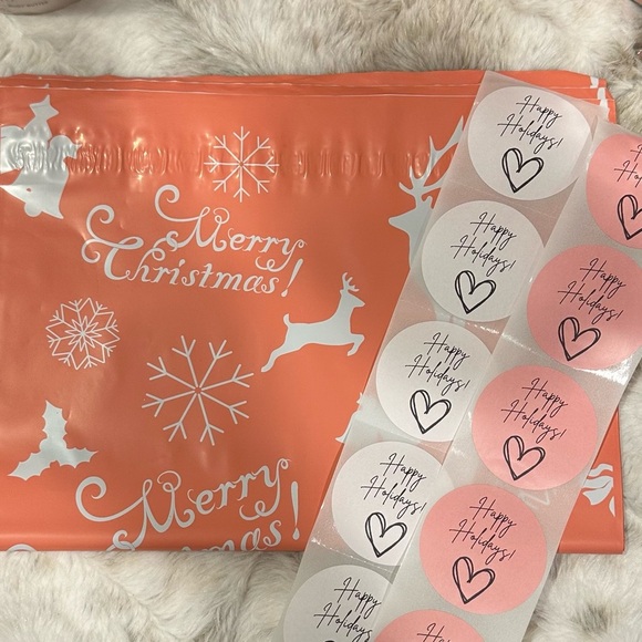 Holiday Sellers Bundle: 10 Polymailers 10”x12” and 10 stickers - Picture 1 of 1